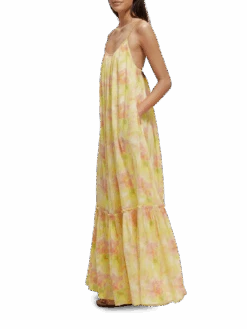 Scotch & Soda Tiered Strap Maxi Dress -Scotch & Soda 171834 Multi 20Tie 20Dye NHD SDE