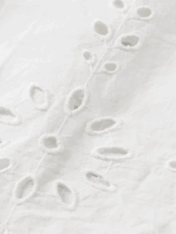 Scotch & Soda Flutter Sleeved Organic Cotton Top -Scotch & Soda 171884 White DTL6