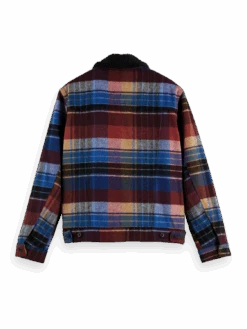 Scotch & Soda Sherpa-Lined Trucker Jacket -Scotch & Soda 172057 Combo 20A BCK
