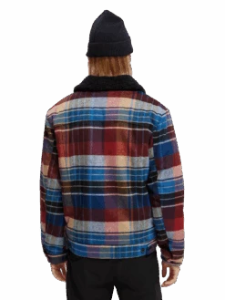 Scotch & Soda Sherpa-Lined Trucker Jacket -Scotch & Soda 172057 Combo 20A MDL BCK