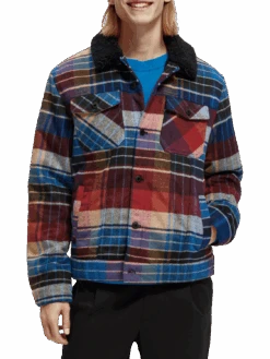 Scotch & Soda Sherpa-Lined Trucker Jacket