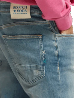 Scotch & Soda Skim Skinny Jeans | Green Dream 11 Scotch & Soda Skim Skinny Jeans | Green Dream -Scotch & Soda 172132 Green 20Dream NHD DTL1