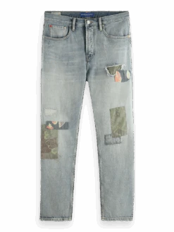 Scotch & Soda Dean Loose Tapered-Fit Premium Hemp-Blended Jeans | Peace Seeker -Scotch & Soda 172164 Peace 20Seeker FNT