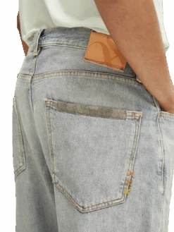 Scotch & Soda Dean Loose Tapered-Fit Premium Hemp-Blended Jeans | Peace Seeker -Scotch & Soda 172164 Peace 20Seeker NHD DTL1