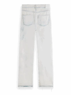 Scotch & Soda The Sky High-Rise Straight Leg Jeans -Scotch & Soda 172189 Bright 20And 20Light BCK
