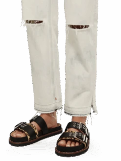 Scotch & Soda The Sky High-Rise Straight Leg Jeans -Scotch & Soda 172189 Bright 20And 20Light NHD DTL2