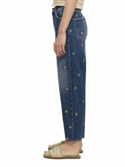 Scotch & Soda The Tide High-Rise Embroidered Balloon Fit Jeans -Scotch & Soda 172196 Love 20In NHD SDE