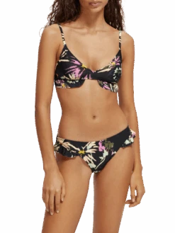 Scotch & Soda Ruffled Bikini Top