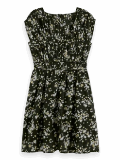 Scotch & Soda V-Neck Sleeveless Mini Dress 17 Scotch & Soda V-Neck Sleeveless Mini Dress -Scotch & Soda 172331 Dandelion 20Black BCK