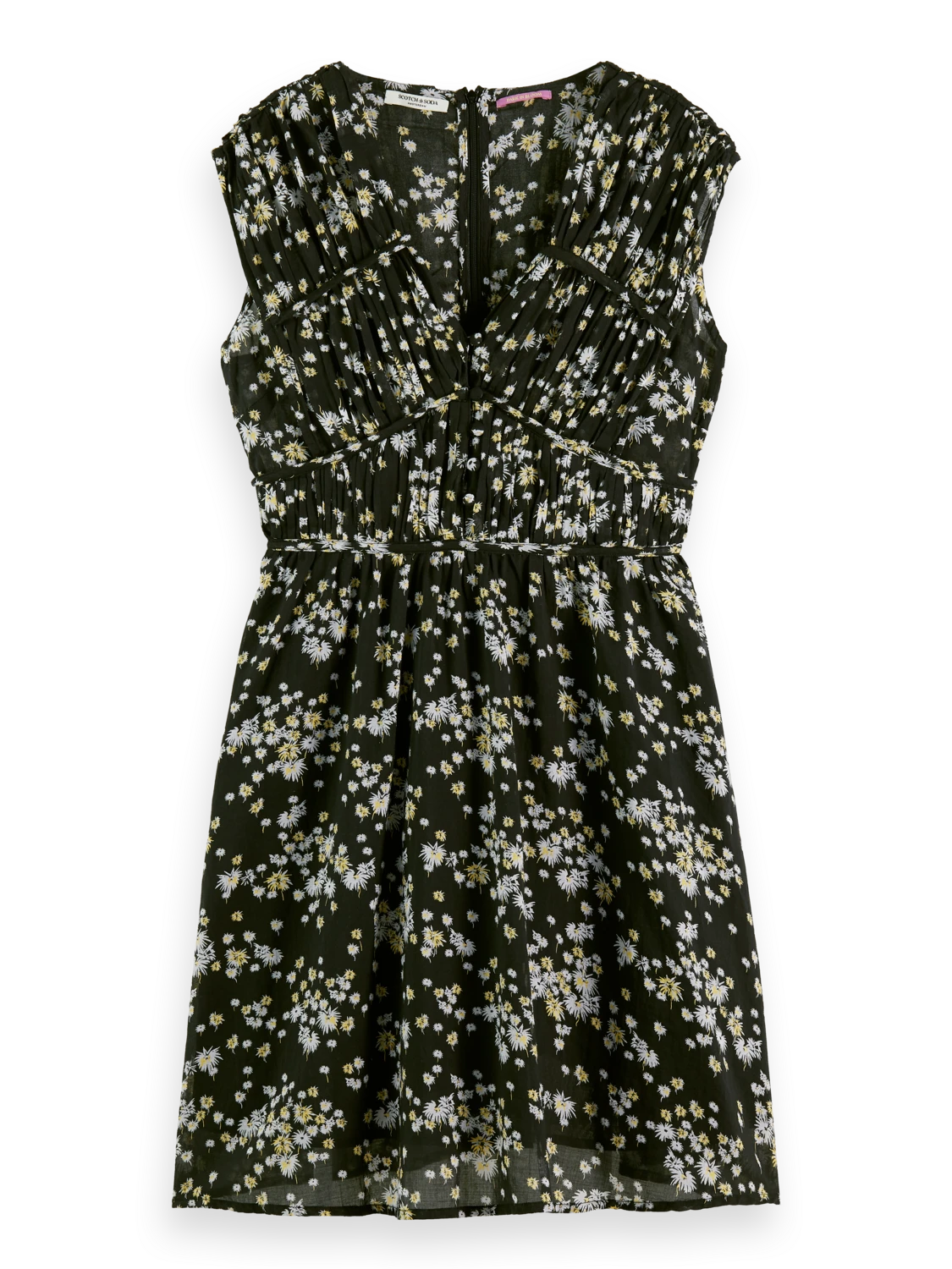 Scotch & Soda V-Neck Sleeveless Mini Dress 7 Scotch & Soda V-Neck Sleeveless Mini Dress - Image 5