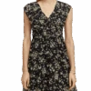 Scotch & Soda V-Neck Sleeveless Mini Dress -Scotch & Soda 172331 Dandelion 20Black NHD CRP