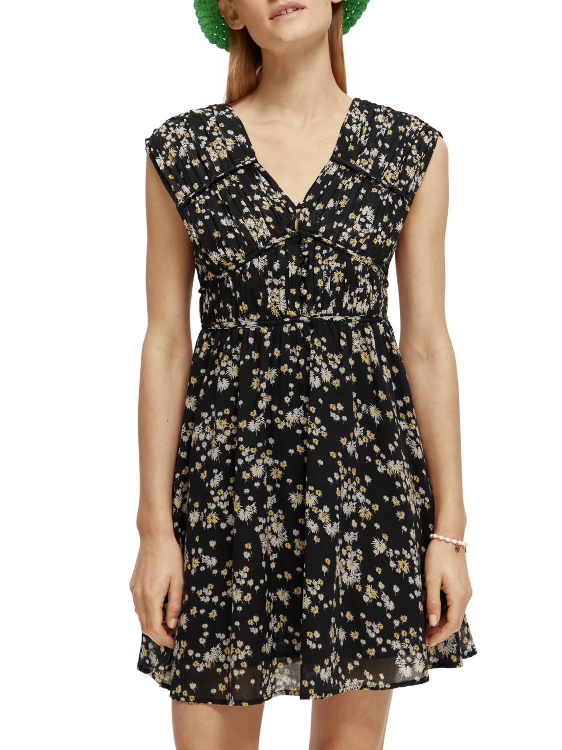 Scotch & Soda V-Neck Sleeveless Mini Dress 3 Scotch & Soda V-Neck Sleeveless Mini Dress