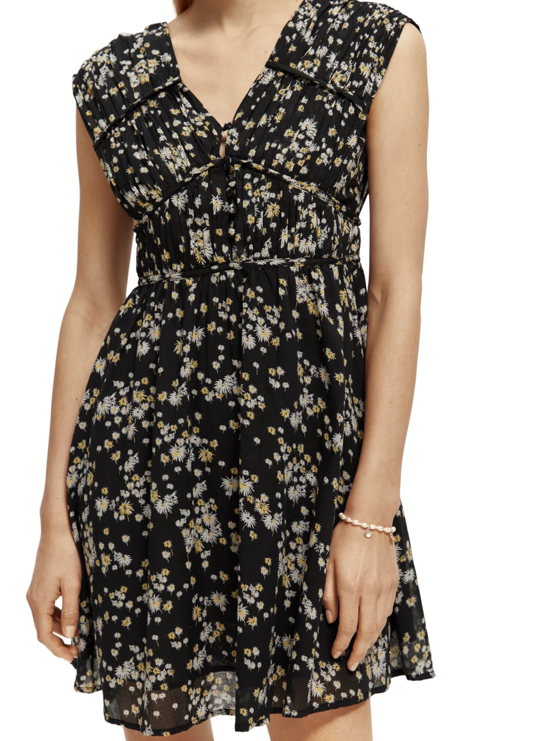 Scotch & Soda V-Neck Sleeveless Mini Dress 11 Scotch & Soda V-Neck Sleeveless Mini Dress - Image 9