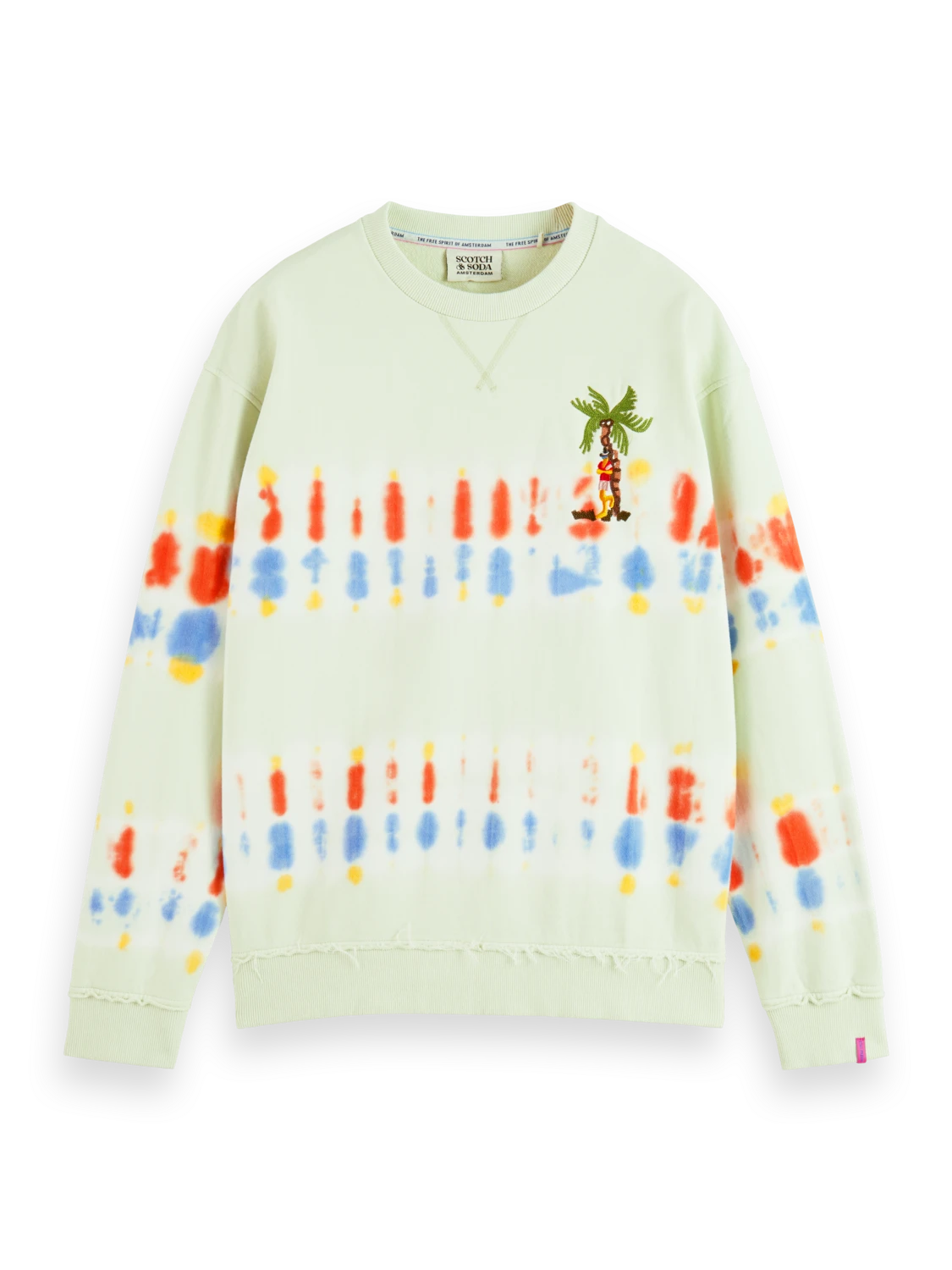 Scotch & Soda Organic Cotton Tie-Dye Sweatshirt 7 Scotch & Soda Organic Cotton Tie-Dye Sweatshirt - Image 5