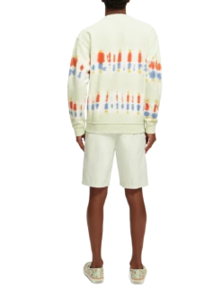 Scotch & Soda Organic Cotton Tie-Dye Sweatshirt 13 Scotch & Soda Organic Cotton Tie-Dye Sweatshirt -Scotch & Soda 172458 Mint 20Tie 20Dye NHD BCK
