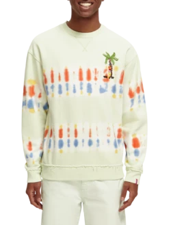 Scotch & Soda Organic Cotton Tie-Dye Sweatshirt