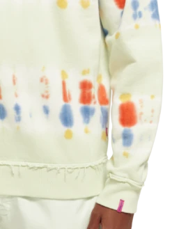 Scotch & Soda Organic Cotton Tie-Dye Sweatshirt 19 Scotch & Soda Organic Cotton Tie-Dye Sweatshirt -Scotch & Soda 172458 Mint 20Tie 20Dye NHD DTL2
