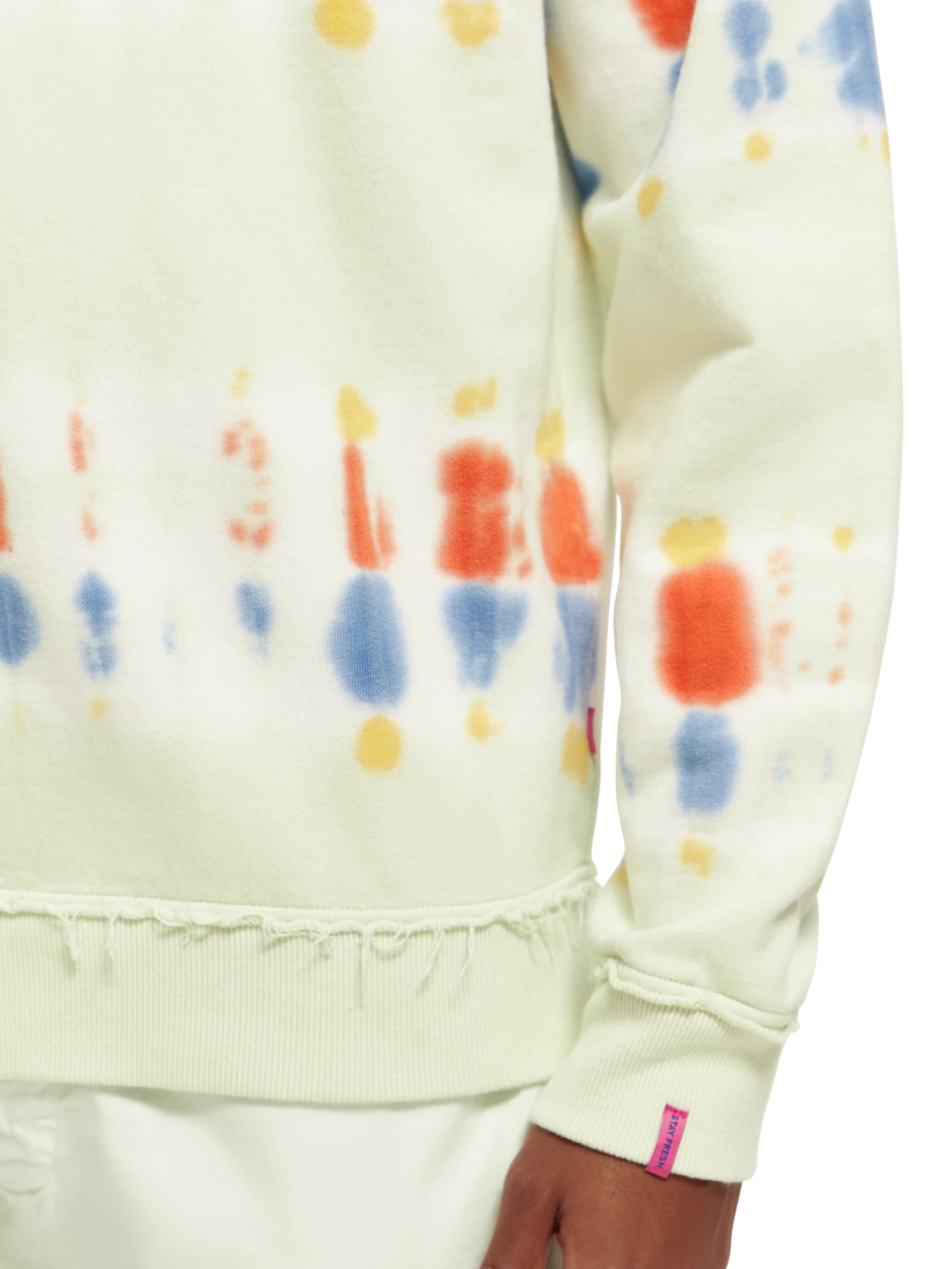 Scotch & Soda Organic Cotton Tie-Dye Sweatshirt 11 Scotch & Soda Organic Cotton Tie-Dye Sweatshirt - Image 9