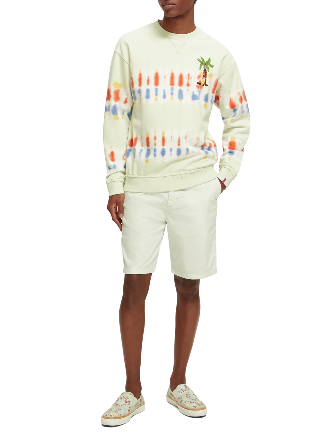 Scotch & Soda Organic Cotton Tie-Dye Sweatshirt 4 Scotch & Soda Organic Cotton Tie-Dye Sweatshirt - Image 2