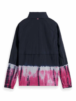 Scotch & Soda Tie-Dye Zip-Through Hooded Jacket -Scotch & Soda 172593 Multicolour 20Tie 20Dye BCK