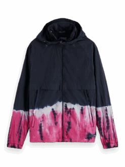 Scotch & Soda Tie-Dye Zip-Through Hooded Jacket -Scotch & Soda 172593 Multicolour 20Tie 20Dye DTL1