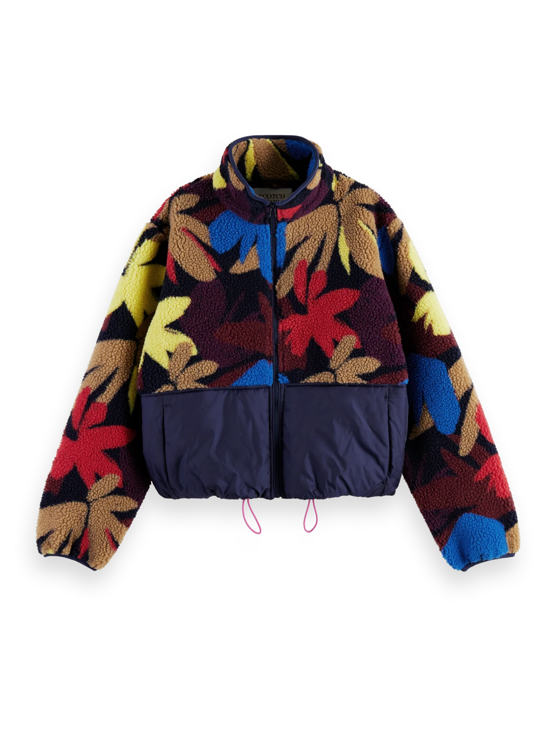 Scotch & Soda Teddy Fleece Anorak Jacket 7 Scotch & Soda Teddy Fleece Anorak Jacket - Image 5