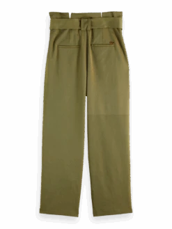 Scotch & Soda Daisy High-Rise Paper Bag Pant -Scotch & Soda 172816 Army BCK