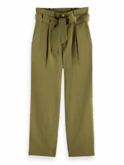Scotch & Soda Daisy High-Rise Paper Bag Pant -Scotch & Soda 172816 Army FNT
