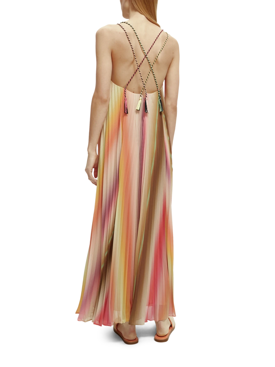 Scotch & Soda Pleated Maxi Strap Dress 5 Scotch & Soda Pleated Maxi Strap Dress - Image 3