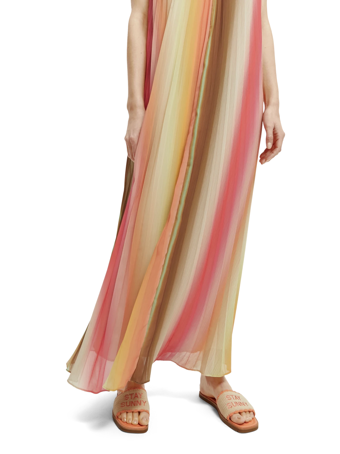 Scotch & Soda Pleated Maxi Strap Dress 6 Scotch & Soda Pleated Maxi Strap Dress - Image 4