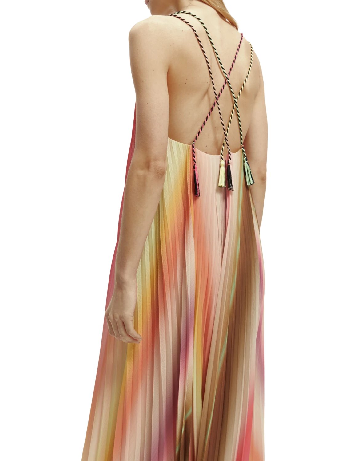Scotch & Soda Pleated Maxi Strap Dress 11 Scotch & Soda Pleated Maxi Strap Dress - Image 9