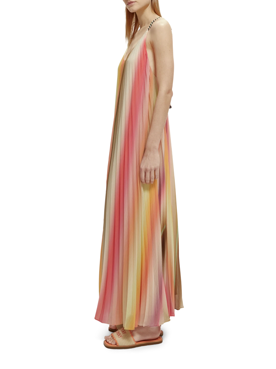 Scotch & Soda Pleated Maxi Strap Dress 12 Scotch & Soda Pleated Maxi Strap Dress - Image 10