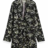 Scotch & Soda Printed Draped Blazer 2 Scotch & Soda Printed Draped Blazer -Scotch & Soda 172829 Dandelion 20Black FNT