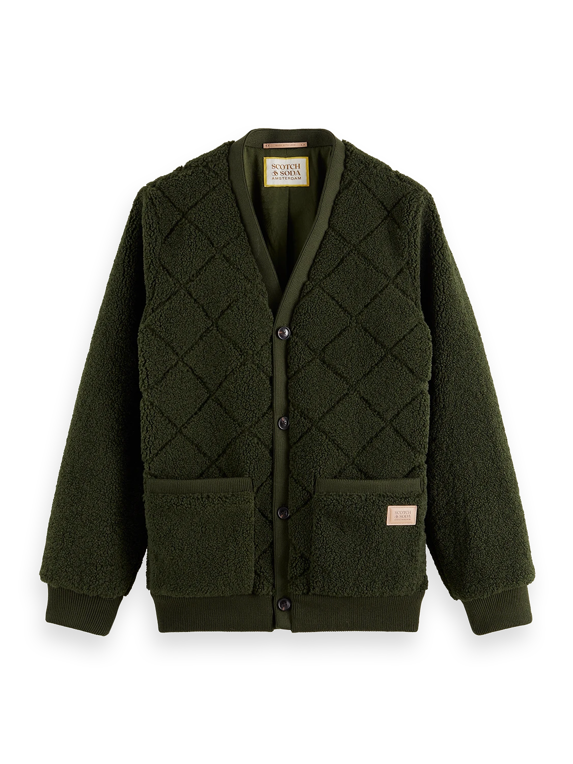 Scotch & Soda Shearling Cardigan Jacket 3 Scotch & Soda Shearling Cardigan Jacket