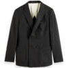 Scotch & Soda Brushed Double-Breasted Wool-Blend Blazer -Scotch & Soda 172899 6518 1 b6e56802 7702 4017 af48 5b55cb089c2c