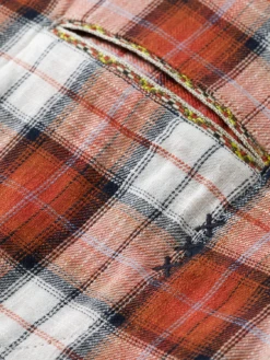 Scotch & Soda Flannel Shirt With Contrast Roll Up Sleeves -Scotch & Soda 172938 6501 4 42cd4cf2 aceb 4737 a31e 02797f562327