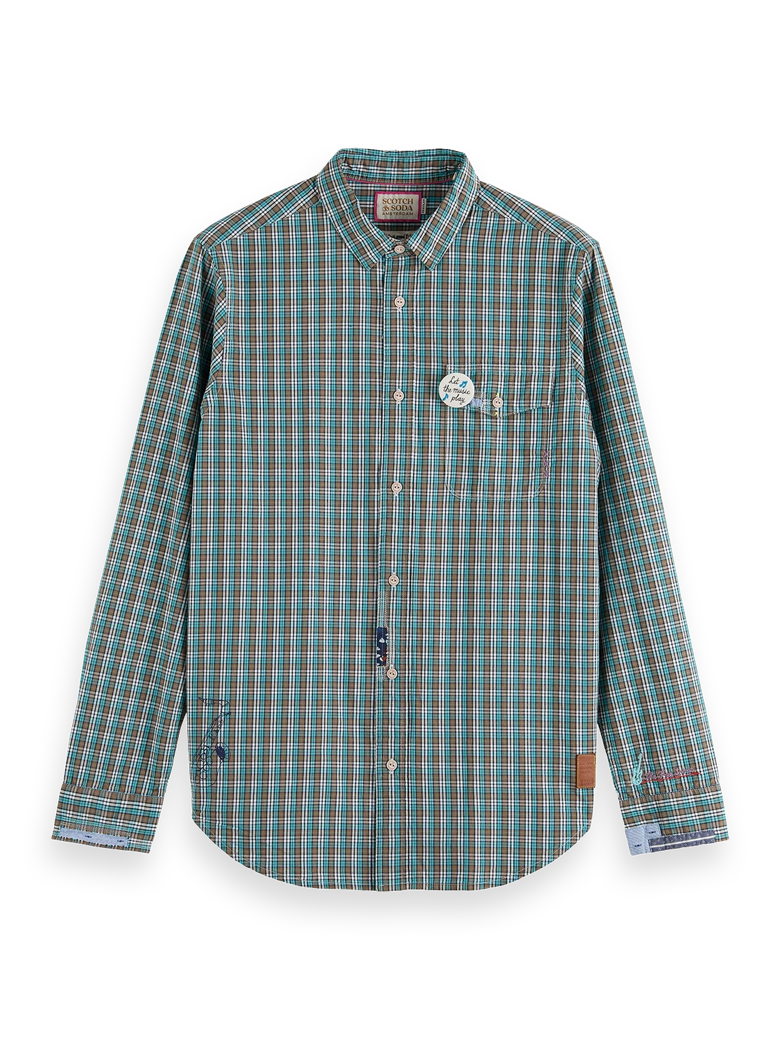 Scotch & Soda Check Mix Shirt 3 Scotch & Soda Check Mix Shirt