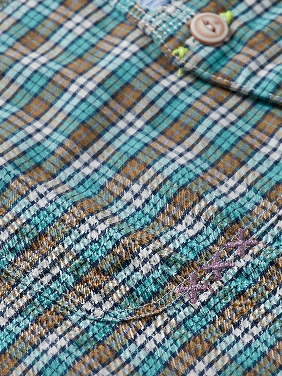 Scotch & Soda Check Mix Shirt 5 Scotch & Soda Check Mix Shirt - Image 3
