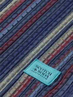 Scotch & Soda Structured Short Sleeve Stripe Shirt -Scotch & Soda 172967 6541 3 bb325cd4 21bb 41f0 90e3 198a1eec290c