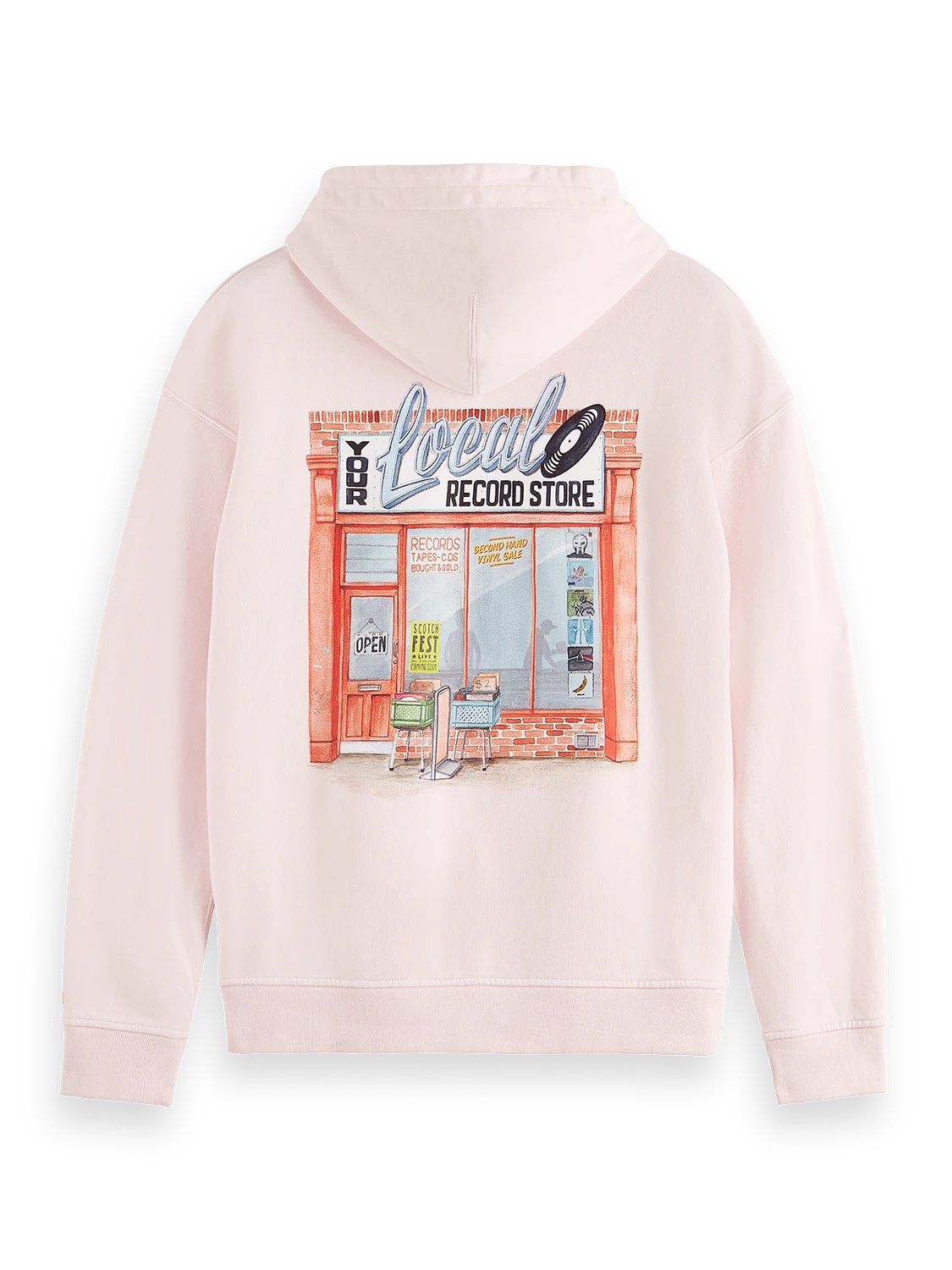 Scotch & Soda Washed Artwork Hoodie 4 Scotch & Soda Washed Artwork Hoodie - Image 2