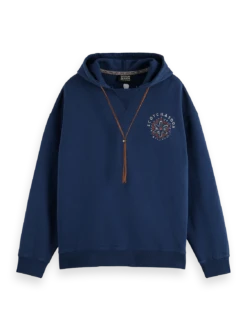 Scotch & Soda Embroidered Artwork Hoodie