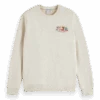 Scotch & Soda Embroidered Neps Sweatshirt -Scotch & Soda 1729970001 1 0aa4937f d2cc 4aa3 8ca3 5e42f5f14378