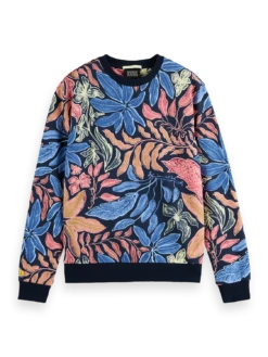 Scotch & Soda Big Aop Sweatshirt