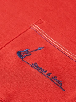 Scotch & Soda Guitar Embroidered Pocket T-Shirt 8 Scotch & Soda Guitar Embroidered Pocket T-Shirt -Scotch & Soda 173021 6212 3 3323df42 2404 44ce 94ef 49e532c0bd8e