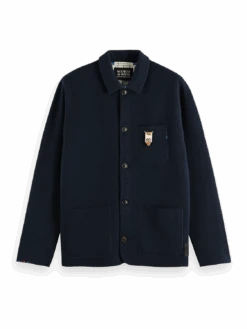 Scotch & Soda Wool-Blend Knitted Worker Jacket