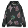 Scotch & Soda Floral Twist Printed Hoodie -Scotch & Soda 173083 6496 1 f13fac6e a0a1 4305 a38c bd2887ae4cf6