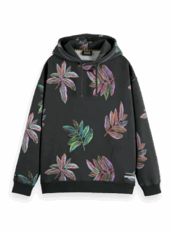 Scotch & Soda Floral Twist Printed Hoodie
