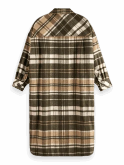 Scotch & Soda Wool Blend Check Long Shirt Jacket 8 Scotch & Soda Wool Blend Check Long Shirt Jacket -Scotch & Soda 173134 4876 3 6d943953 7b3c 46da 9f46 dd6aa06c4038