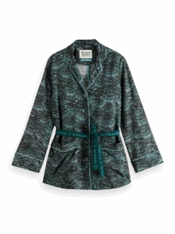 Scotch & Soda Feather Printed Pyjama Blazer