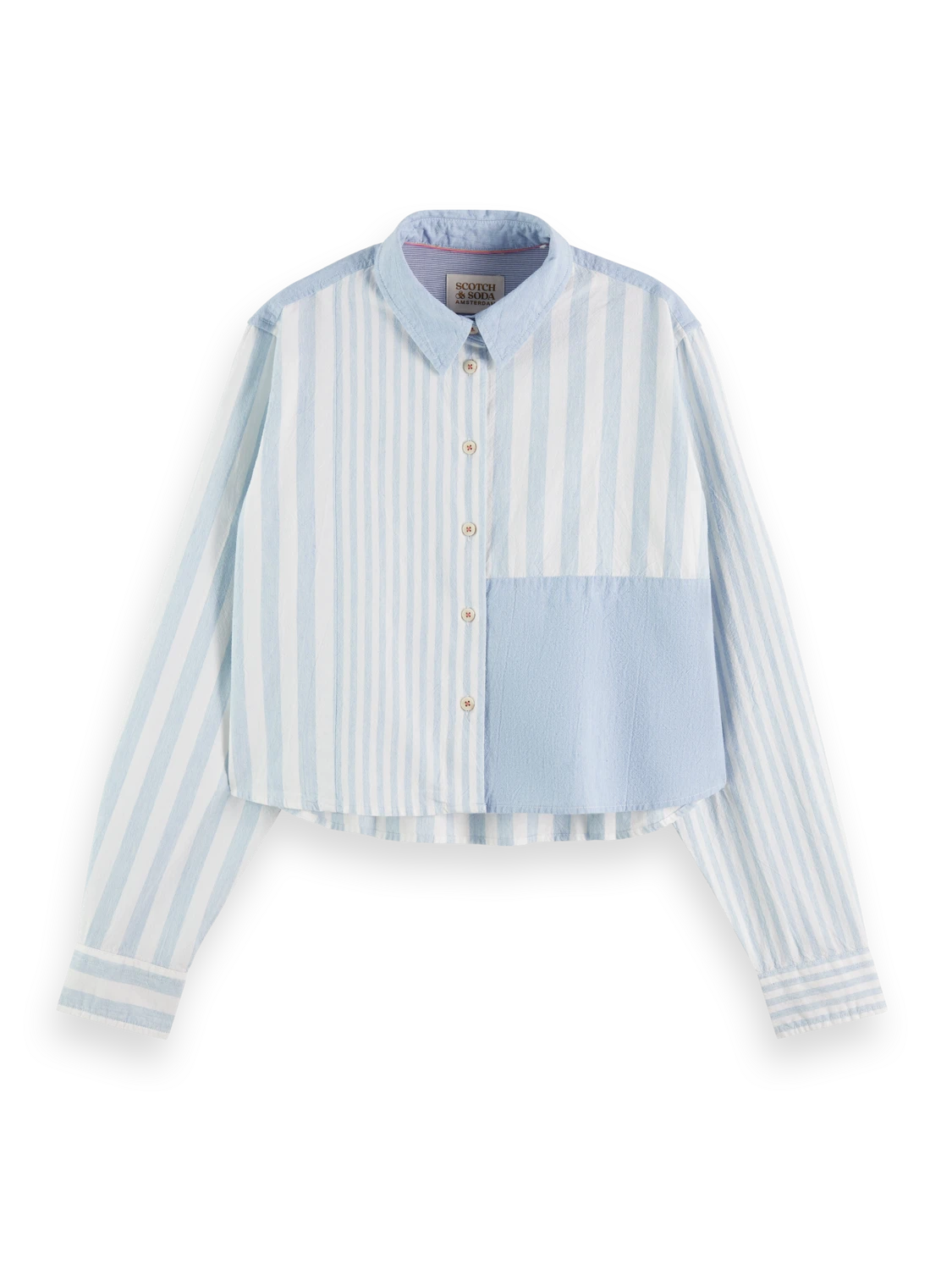 Scotch & Soda Cropped Boxy Fit Shirt 7 Scotch & Soda Cropped Boxy Fit Shirt - Image 5